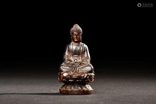 AGARWOOD CARVED GUANYIN FIGURE