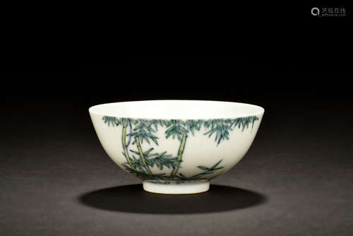 DOUCAI 'BAMBOO' BOWL