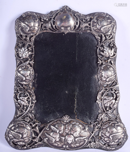 AN ANTIQUE SILVER PHOTOGRAPH FRAME by Will…