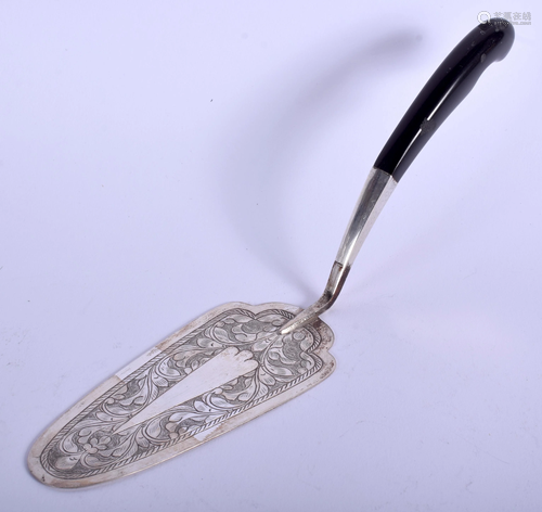 A VINTAGE SILVER TROWEL. 54 grams. 20 cm …