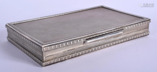 A VINTAGE FRENCH CHRISTOFLE SILVER BOX. 296…