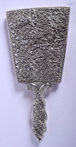 AN EARLY 20TH CENTURY INDIAN SILVER MIR…