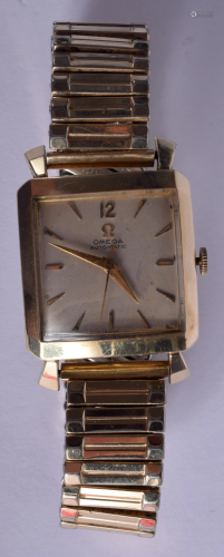 A VINTAGE GOLD PLATED OMEGA WRISTWATCH…