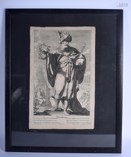 A 17TH CENTURY FRENCH ENGRAVING by Abr…