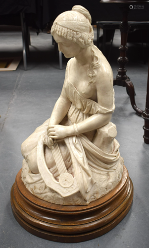 A 19TH CENTURY ITALIAN MARBLE BUST OF A K…