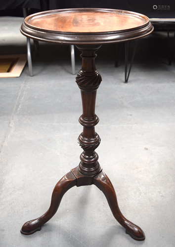 AN ANTIQUE WINE TABLE. 64 cm x 31 cm.