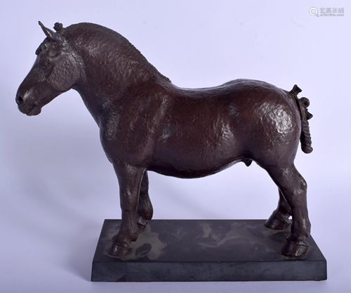 A 1970S COLD PAINTED BRONZE FIGURE OF A HORSE…