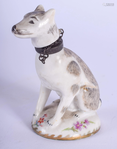 A RARE 18TH CENTURY ENGLISH ENAMEL HOUND S…