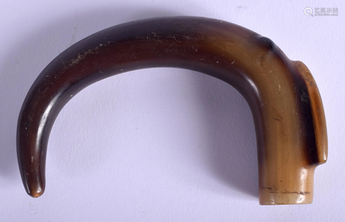 A 19TH CENTURY CONTINENTAL HORN WALKI…