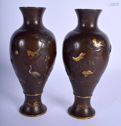 A PAIR OF 19TH CENTURY JAPANESE MEIJI BR…