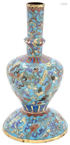 A Rare Chinese Cloisonné Enamel Holy Water Bottle