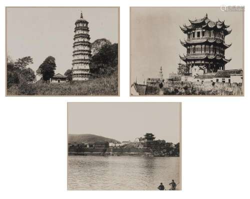 Three Chinese Albumen Prints