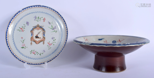 A CHINESE IRON RED BLUE AND WHITE PORCELAI…