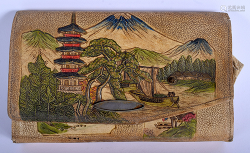 A 1930S JAPANESE TAISHO PERIOD EMBOSSED L…