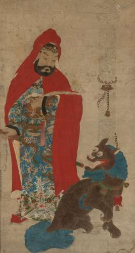 A Chinese School Painting of Zhong Kuei