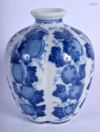 A LOVELY 19TH CENTURY CHINESE BLUE AN…