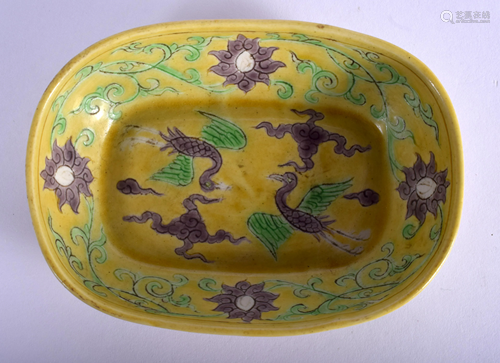 A 19TH CENTURY CHINEE SANCAI GLAZED PO…