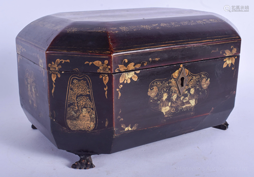 A 19TH CENTURY CHINESE EXPORT LACQUERE…