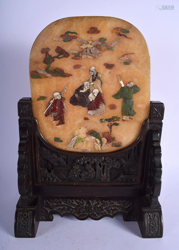 A GOOD 19TH CENTURY CHINESE CARVED …