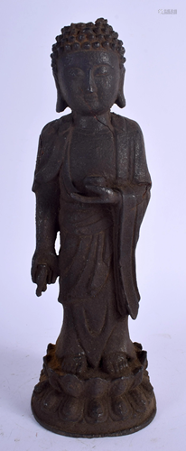 A CHINESE MING DYNASTY IRON FIGURE OF A…