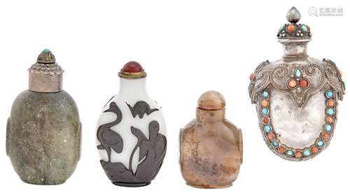 Four Chinese Snuff Bottles