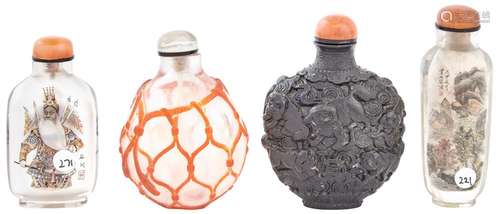 Four Chinese Snuff Bottles