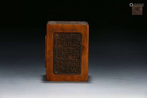 Chinese Old Collections Seals Of Boxwood