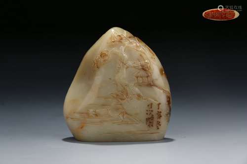 Chinese Old Collections Seal Of Shoushan Stone