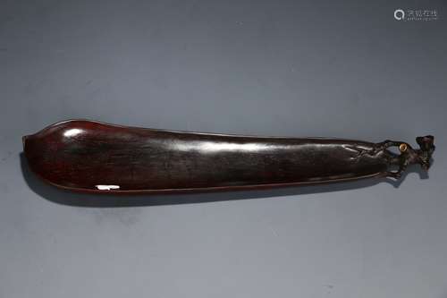 Chinese Zitan Rosewood Holder