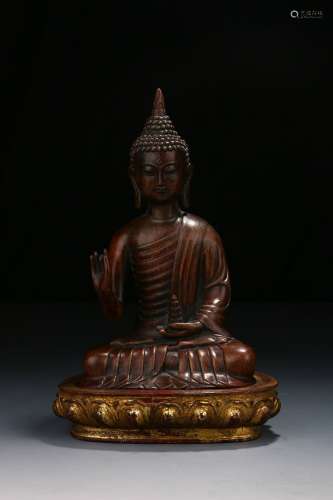 Chinese Old Collections Agarwood Buddha