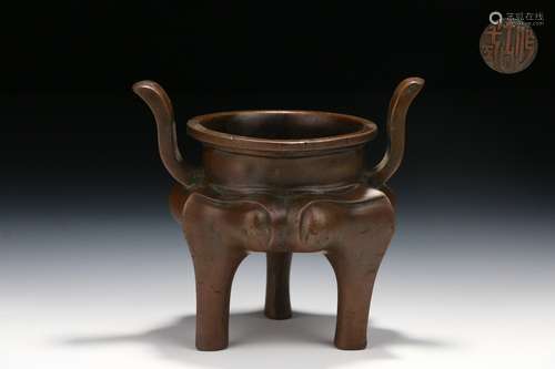 Chinese Old Collections Bronze Vessel