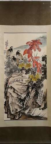 Chinese Li Kuchan'S Painting