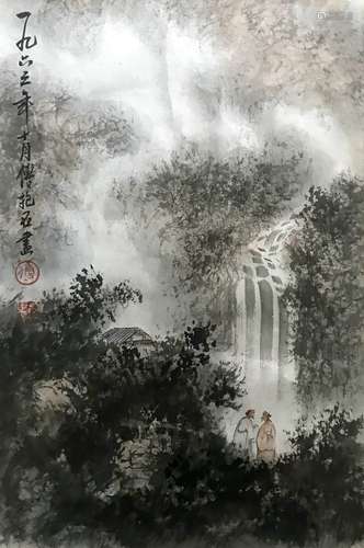 Chinese Fu Baoshi'S Painting