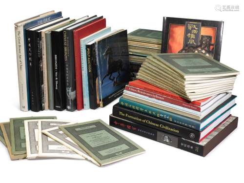 A GROUP OF FIFTY CHINESE ART REFERENCE BOOKS AND CATALOGUES