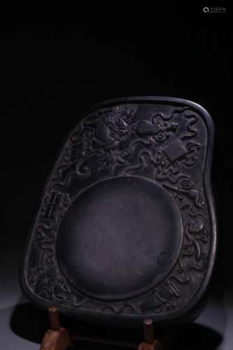 A Duan Stone Inkstone With Story Pattern