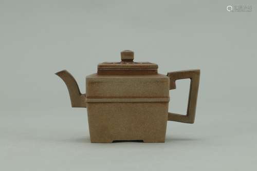 A Zisha Teapot With Marking