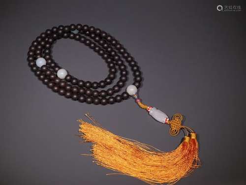 A Chinese Agarwood Rosary