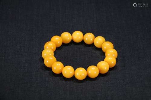 An Amber Bracelet