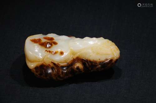 A Chinese Hetian Jade Pendant With Auspicious Meaning