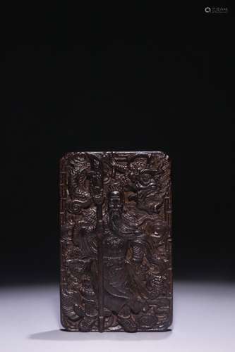 A Chinese Agarwood Figure Statue