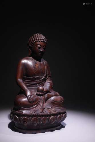 A Chinese Agarwood Buddha