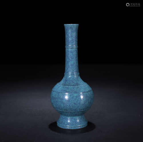 Qing dynasty Lun jun glaze bottle