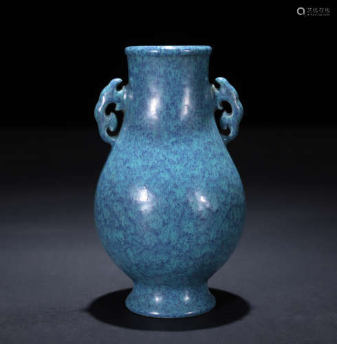 Qing dynasty Lun jun glaze bottle