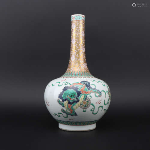 Qing dynasty Wu Cai bottle