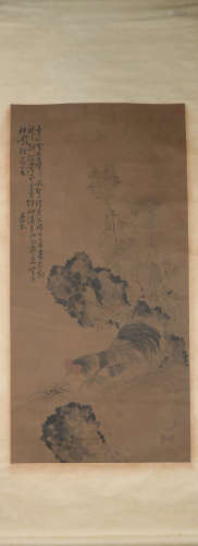 Qing dynasty Huang shen's flower and bird painting