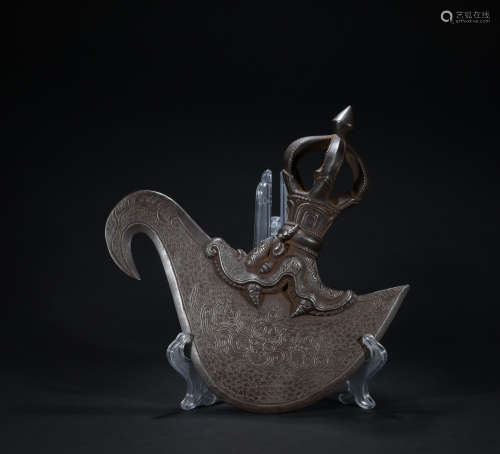Qing dynasty iron magic instrument