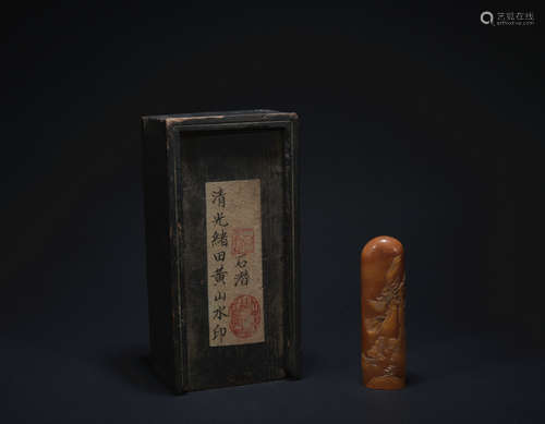 Qing dynasty Shoushan Stone figure seal