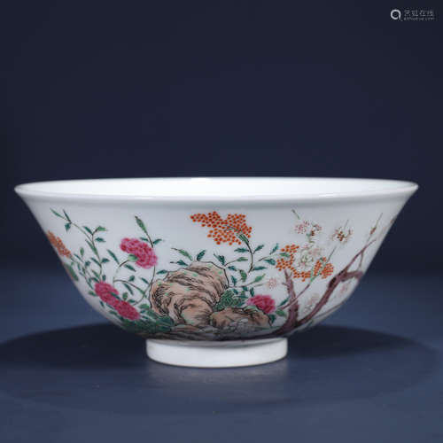 Qing dynasty famille-rose bowl