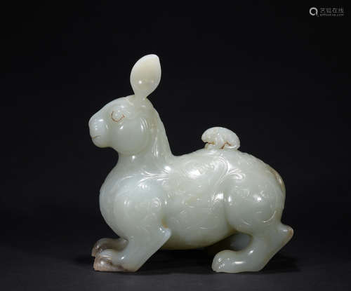 Qing dynasty jade rabbit