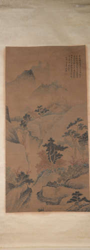 Ming dynasty Shen zhou's landscape painting